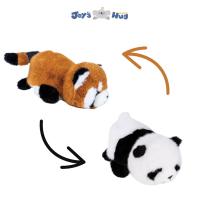 Buy cheap Dual Sided Original Reversible Plushie Raccoon And Panda Bear Transformable product