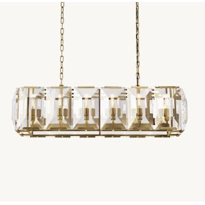 Buy cheap Restaurant Luxury Crystal Chandelier Harlow Crystal Rectangular Chandelier 42 from wholesalers