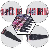 Buy cheap 5Cm Width Leather Head Polyester Custom Printed Guitar Straps Accessories For product