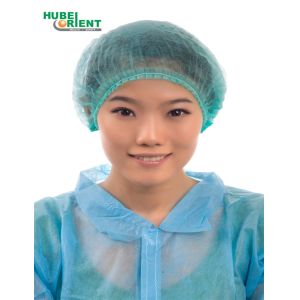 Buy cheap 21" 10gsm Disposable Nonwoven Surgical Mob Cap With Elastic from wholesalers