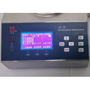 Buy cheap Cleanroom Viable Microbial Air Sampler SU316L 0.38m/S from wholesalers