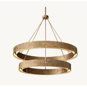 Buy cheap LED Two Tier Round Chandelier 60 Modern Staircase Chandelier 3000K from wholesalers