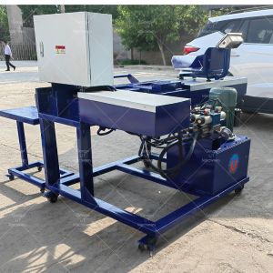 Buy cheap Hydraulic Press Packing Horizontal Old Clothes Scale Weighing Bagging Baler Machine from wholesalers