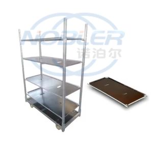 Buy cheap Strong Load Capacity Cc Danish Trolleys Pp Caster Waterproof from wholesalers