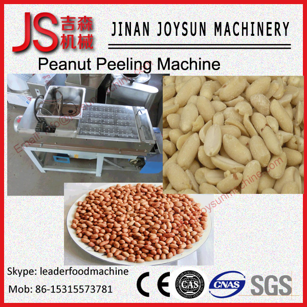 Quality Silver Stainless Steel Peanut Peeling Machine To Squeez Almond Skin for sale