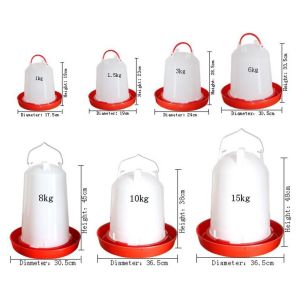 High Quality Poultry Farming Automatic Plastic Chicken Feeders and Drinkers