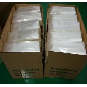 Buy cheap biodegradable custom printing self adhesive opp pp bopp pe square bottom clear packing plastic bags,cello polypropylene from wholesalers