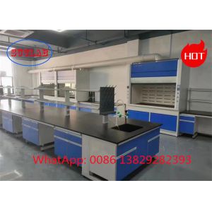 Buy cheap Phenolic or Epoxy Resin Chemistry Lab Workbenches with Cabinets and C Frames from wholesalers