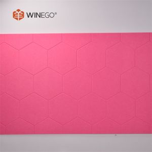 Multi Color Plain Polyester Fiber Sound Absorbing Board Zero Emission For Wall