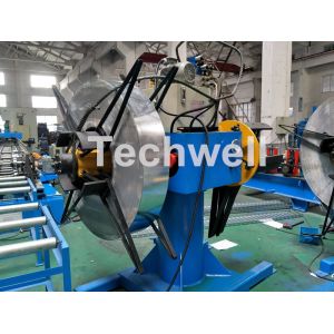 China Manual / Hydraulic Double Head Decoiling Machine With 0-15m / Min Uncoiling Speed on sale