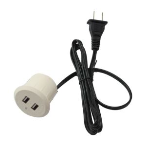 Buy cheap 1 Outlets Embedded Circular USB Socket for Household Appliance Charging Customization from wholesalers