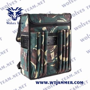 Buy cheap Backpack 5G Wireless Signal Jammer Anti Explosion Featuring Housing Metal Enclosure 100 meters from wholesalers