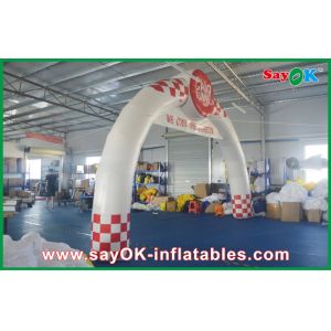 Buy cheap Large White Inflatable Entrance Arch Big Rental Inflable Arch Price Event Advertisement from wholesalers