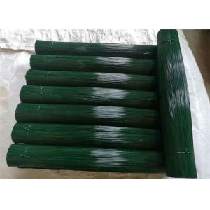 Buy cheap 2mm 400mm Length Plastic Coated Iron Wire Pvc Coated Cut from wholesalers