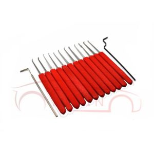 Buy cheap 12pcs Lock Pick Kit Durable Stainless Steel Handle For Easy Lock Core Manipulation Ideal For Locksmiths And Enthusiasts product