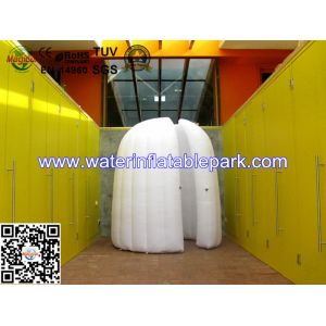Buy cheap Commercial Beautiful Inflatable Lighting Tent / Bubble Camping Tent With LED from wholesalers