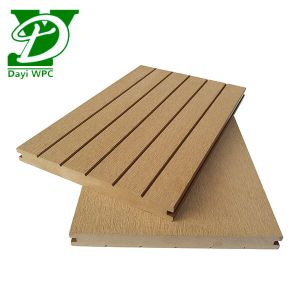 Waterproof Wood Grain Hollow Wood Plastic Composite Decking