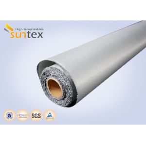 Buy cheap 0.4mm Grey PU Coated Fiberglass Fabric for Thermal Insulation And Fire Protection from wholesalers