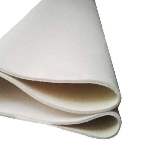 Quality Soft Surface 10mm Pure Slitting White Needle Felting for sale