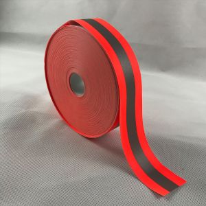 100% Cotton Reflective Webbing Reflective Fabric Tape For Garment
