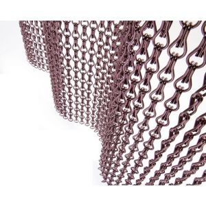 Buy cheap Customizable Aluminium Chain Fly Screen Wire Diameter 2mm Standard Size 12mm*24mm from wholesalers