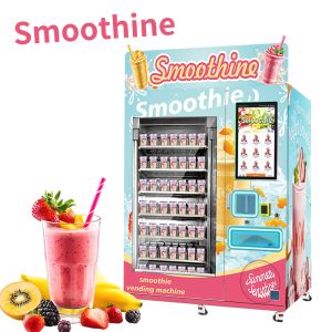 China Spanish Language Smoothie Vending Machine With Touch Screen Display and Compressor Cooling System on sale