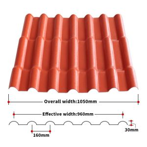 Buy cheap ASA Synthetic Resin Roof Tile Waterproof Impact Resistant 3-Layer from wholesalers