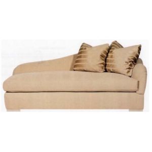 Leisure Fabric Indoor Chaise Lounge Chair With Hardwood Frame / Fabric