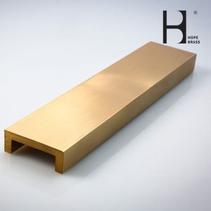 Buy cheap Solid Heat Resistant Brass U Profile CuPb3Zn39 Transition Profile Strip from wholesalers