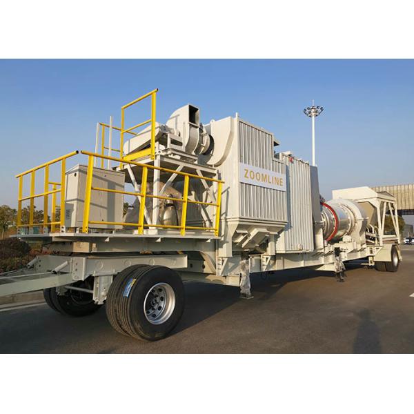 Quality Full Movement Mobile Batching Plant Asphalt Mixing Equipment CE Approved for sale