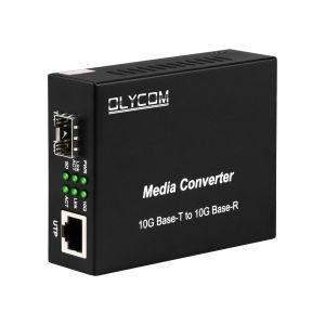 Buy cheap 10G SFP+ Fiber Media Converter Unmanaged Optical Fiber Converter from wholesalers
