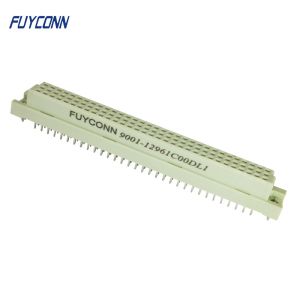 Female 396 DIN41612 Connector 96 Pin Straight PCB Eurocard Grey Color