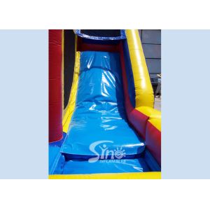 Outdoor Kids princess theme wet inflatable combo bounce house with slide from