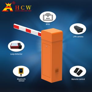 HCW Robust Parking Barrier Gate with 1-6 Meters Arm Length and 3-6S Adjustable
