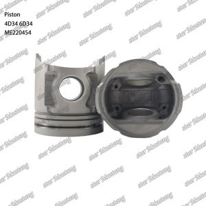 4D34 Engine Piston Pin Hole 36mm With Alfin With Oil Gallery ME220454 For