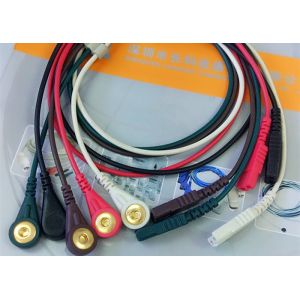 Buy cheap LL Style ECG Monitor Cable , 5 Leads Snap AHA Ecg Cables And Leadwires from wholesalers