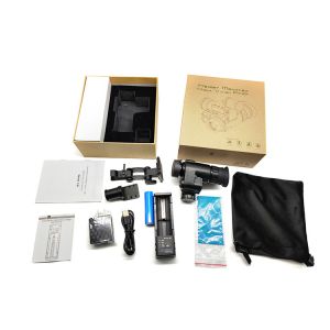 1x24mm Infrared Night Vision Telescope , Night Vision Monocular With Helmet