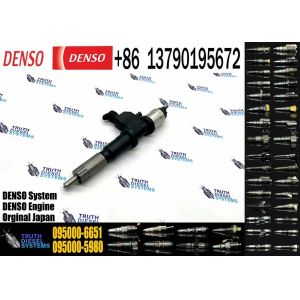Buy cheap Original Denso Engine Common Rail Fuel Injector 095000-6650 Compatible with Isuzu Diesel Engine 4HK1 6HK1 from wholesalers