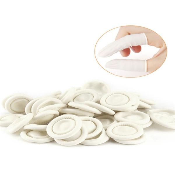 Quality Cleanroom Yellow Color ESD Rubber Finger Stall For Industrial Use for sale