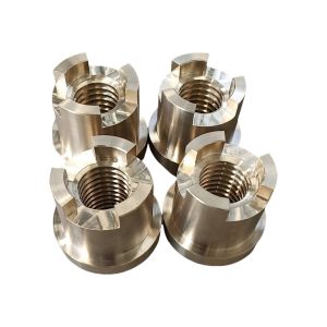 Buy cheap ZCuSn10Zn2 Self-Lubricating Brass Nuts for Mechanical Marine Metallurgical and Mining Applications from wholesalers