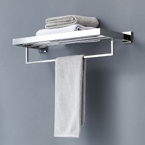 Buy cheap SUS304 Bathroom Towel Racks Concealed Hotel Shower Shelf Polished from wholesalers