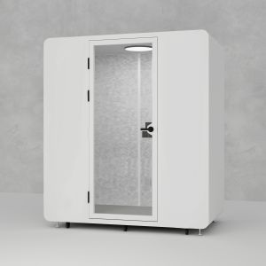 Buy cheap 35dB Sound Insulation Soundproof Booth with 7-Layer Acoustic Structure and 3-Color LED Lighting Meeting Pod from wholesalers