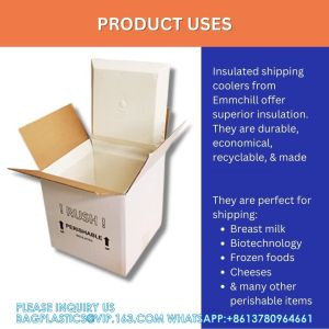 Styrofoam Box Cooler Polystyrene Foam Containers Eps Foam Box EcoFriendly