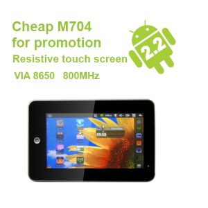 7 Inch MW8650 800MHz 2GB Resistance Screen Google Android Touchpad Tablet PC BT