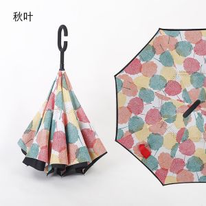 Buy cheap Double Layer Reverse Inverted Umbrella Pongee Fabric BSCI Approved from wholesalers