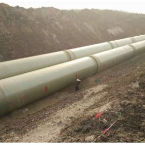 Buy cheap High Pressure Fiberglass Reinforced Plastics Mortar FRP Pipe Round Customized Underground Sand Pipe from wholesalers