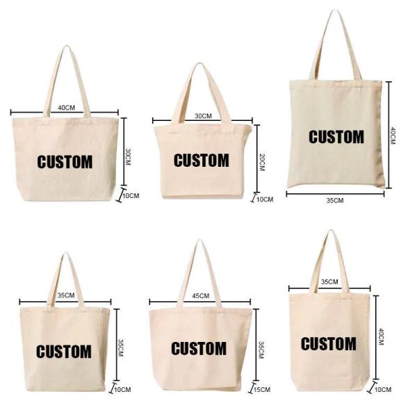 Quality Custom Cotton Canvas Tote Bag Cotton Canvas Bag Reusable Shopping Bags Silk Screen Branded Strap Tote Bag Cotton Canvas Shopping Bag Custom Printed Logo Recycled Cotton Canvas Shopping Tote Daily for sale
