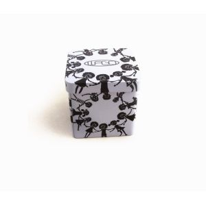 Buy cheap 57x57x60mm Small Customized Square Tin Box With Rolled in edge lid and Bottom from wholesalers
