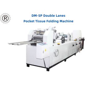 Buy cheap Single Lane Pocket Tissue Folding Machine Mini Hanky Working Speed 550pcs / Min from wholesalers