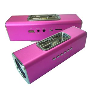 Powerful portable mini Wireless pink speaker Support Micro SD card (BT-S020)